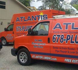 Atlantis Plumbing is an Atlanta Sewer Replacement Expert - including Atlanta Trenchless Sewer Repair!